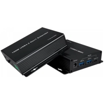 USB3.2 Gen1 Extender 100m, 2xUSB-A, 2xUSB-C Extra 