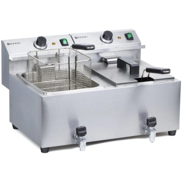 Masterpro 230V 7kW 2 x 8L fritieris ar jaucējkrānu