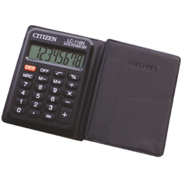Kalkulators CITIZEN LC-110 III PVC vākos