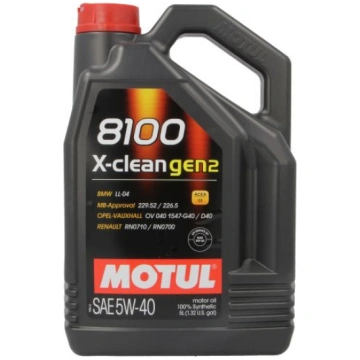 5W40 8100 X-CLEAN GEN2 5L 109762 MOTUL
