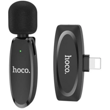 HOCO L-15 Wireless Lavalier Microphone, Lightning 