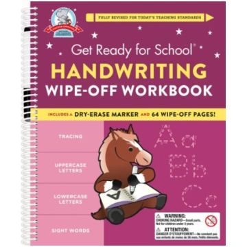 Get Ready for School: Handwriting Wipe-Off Workboo