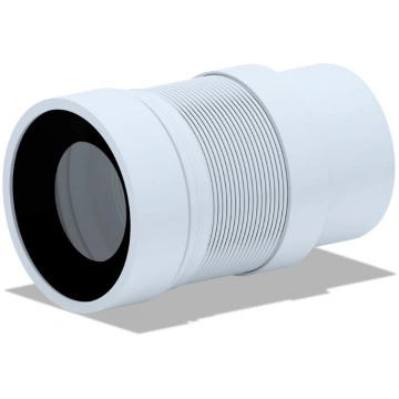 Universālā WC pieslēguma caurule- 110 mm, ar cieto