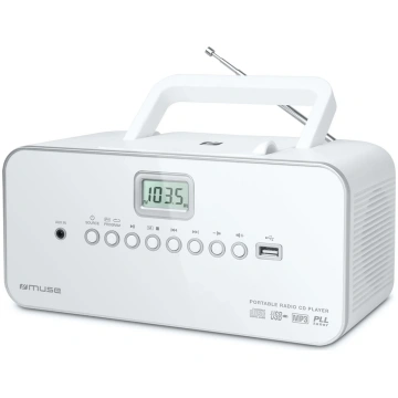 Muse | M-28RDW | Portable radio CD/MP3 Player with
