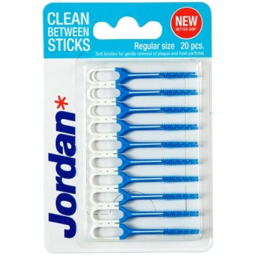 Gumijas starpzobu birstītes Jordan Clean Between, 