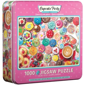 Puzzle Metal Box - Cupcake Party Eurographics