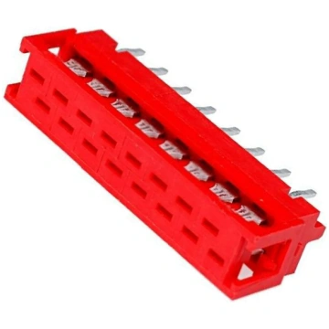 Connector: Micro-MaTch; adapter; PIN: 16; IDC,THT;