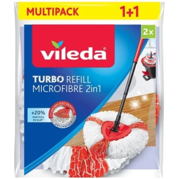 Mopas galviņa Vileda 4023103198227 sarkana balta 1