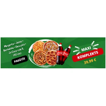 MAXI komplekts Margarita + Jazzo + Barbekina + Des