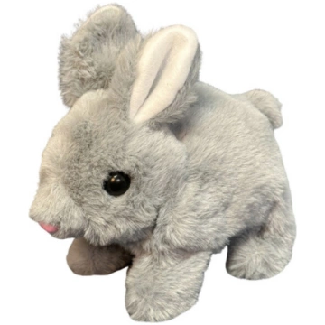 Plīša rotaļlieta Zaķis, 18 cm, pelēks Nav norādīts