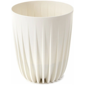 Puķu pods Mira 145x172mm 1.5L, balts Lamela