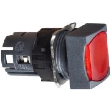 Head for illuminated push button, Harmony XB6, red