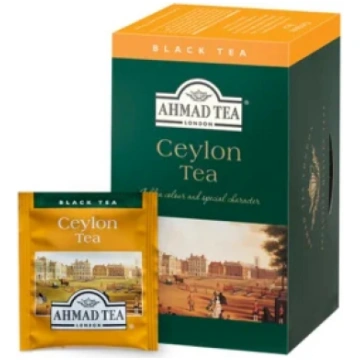 Tēja AHMAD Ceylon Tea, 20 tējas maisiņi iepakojumā