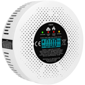 Carbon monoxide and smoke detector XCD30 LCD 3xAA 