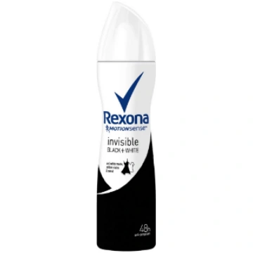 Dezodorants izsmidz. Rexona Invisible Black&White 