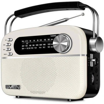 Retro stila portatīvais FM radio skaļrunis ar Blue