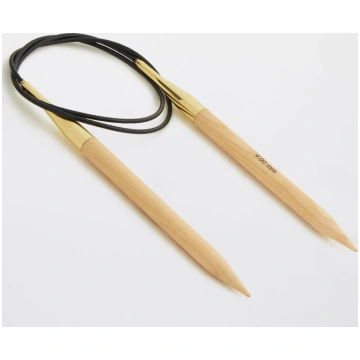 Basix Beech koka Apļa adāmadatas 120cm / KnitPro -