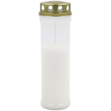 Candela Memorial Candle With Cap White 24100110