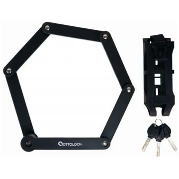 OTTOLOCK Sidekick Bike Folding Lock – black