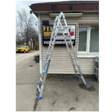 Kāpnes trepes A tipa 4x5 Multi 5m Provento izvelka