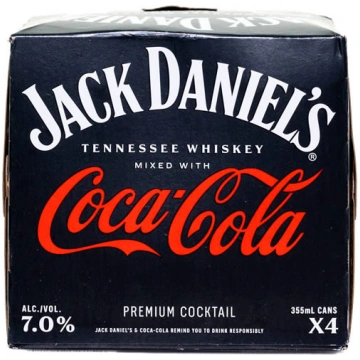 Jack Daniel's & Coca-Cola 4pk Cans ()