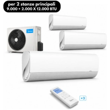 Midea Breezeless+ Trial Split 7,9 kW per 2 stanze 