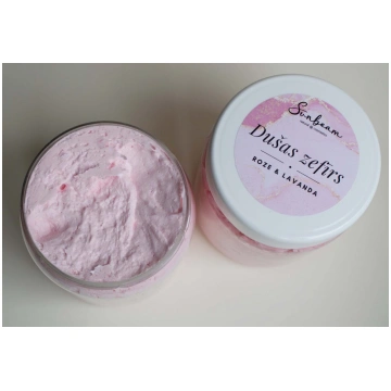 Dušas zefīrs Roze & Lavanda