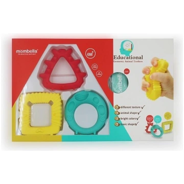 MOMBELLA zobgrauzis Geometry Animals 6m+ P8072
