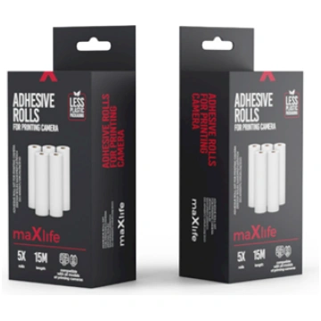 Maxlife Adhesive Roll Set for Printing Camera 3pcs