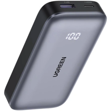 Powerbank 20000mAh USB-A USB-C Nexode 30W - pelēks