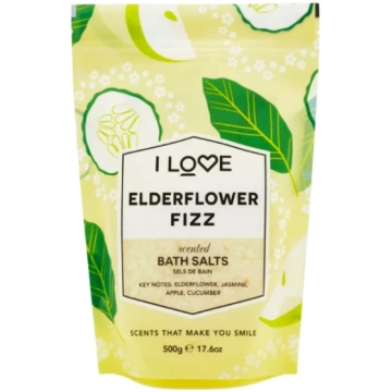 Vannas sāls I Love Elderflower Fizz, 500 g