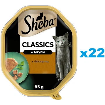 SHEBA Classics tacka 22x85 g mokra karma pełnoporc
