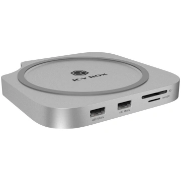 Icy Box IB-DK100 dokstacija paredzēta Mac mini M4