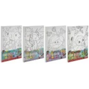 Kanva+6 krāsas glezna pēc cipariem Grafix Paint By
