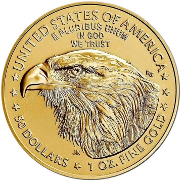 50 Dollari American Eagle 2021 Tipo II Orovilla