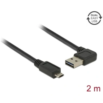 Delock Cable EASY-USB 2.0 Type-A male angled left 