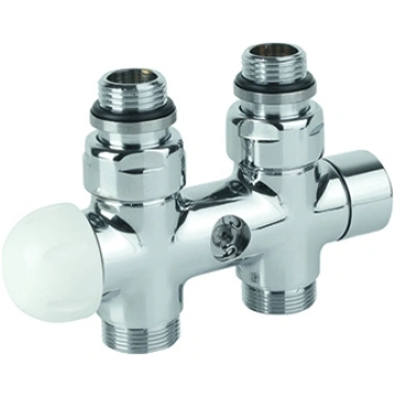 Carlo Poletti radiatora dubultbloks Twinvalve Ther