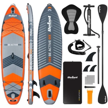 Oranža tūrisma SUP dēlis Rebel Active