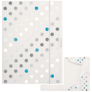 Herlitz Mape ar gumijas joslu Frozen Glam, A4
