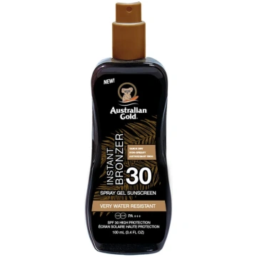 SUNSCREEN SPF30 spray gel with instant bronzer 100