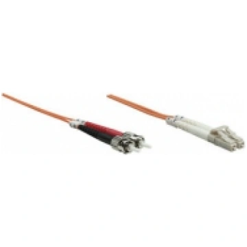 Intellinet Fiber optic patch cable LC-ST duplex 3m