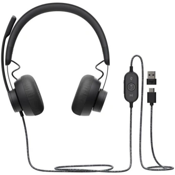 LOGITECH Zone Wired - USB-C / USB-A - Austiņas - M