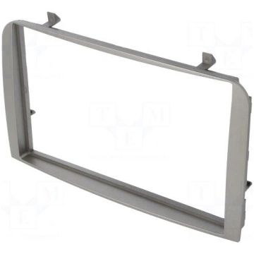 Radio mounting frame | Alfa Romeo | 2 DIN | silver