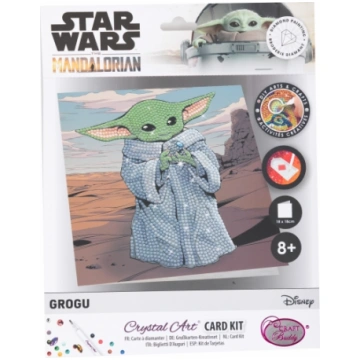 STAR WARS Crystal Art "Kartīte Grogu" CRAFT BUDDY
