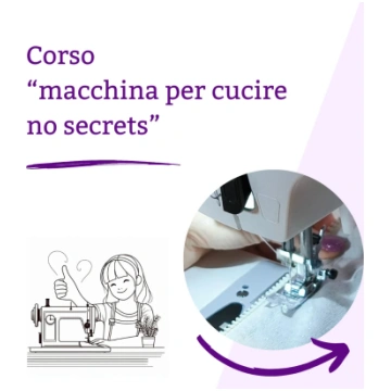 Corso macchina per cucire no secrets mammaconstoff