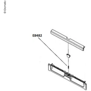 Sliding ventilation grille.gray