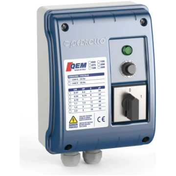 Pedrollo sūkņa vadības panelis QEM 050 0.37kW 230V
