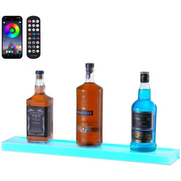 VEVOR sienas LED apgaismots alkohola pudeles displ