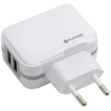 Telefona lādētājs Platinet, USB/AC/DC