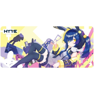 HYTE Bunny Splash Desk Pad, Gaming Mouse Pad (Mult